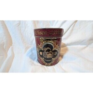 Vintage E. Otto Schmidt Collectible Gingerbread Tin Box